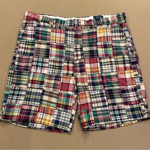 Polo Ralph Lauren Men’s Patchwork Madras Shorts Classic Fit Size 40